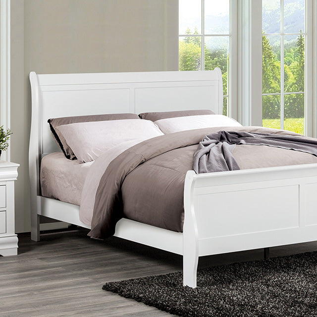 Louis Philippe Queen Bedroom Set - U&U Home Budget Furniture (Carteret, NJ)