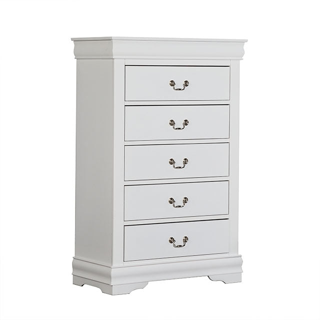 Louis Philippe Queen Bedroom Set - U&U Home Budget Furniture (Carteret, NJ)
