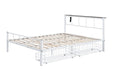 Nicoli Queen Metal Bed With Underbed Storage - U&U Home Budget Furniture (Carteret, NJ)