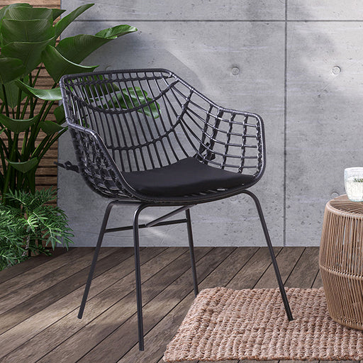 Livana Outdoor Chair (2/CTN) - U&U Home Budget Furniture (Carteret, NJ)