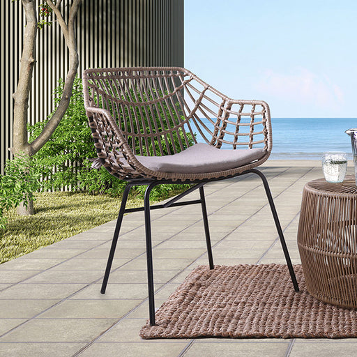 Livana Outdoor Chair (2/CTN) - U&U Home Budget Furniture (Carteret, NJ)
