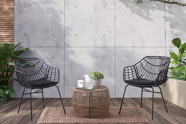 Livana Outdoor Chair (2/CTN) - U&U Home Budget Furniture (Carteret, NJ)