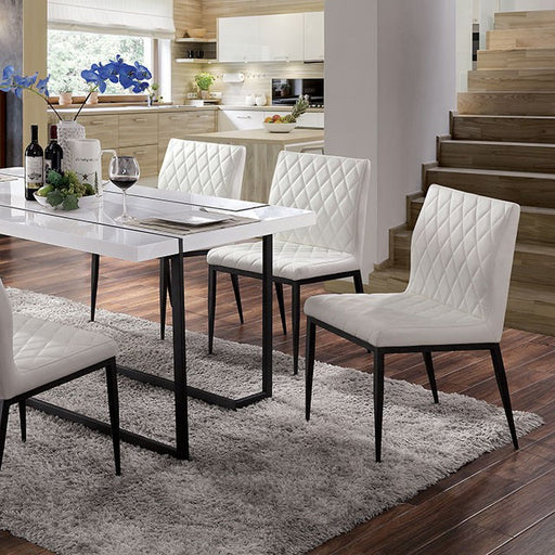 Alisha 7 Pc Dining Table Set - U&U Home Budget Furniture (Carteret, NJ)