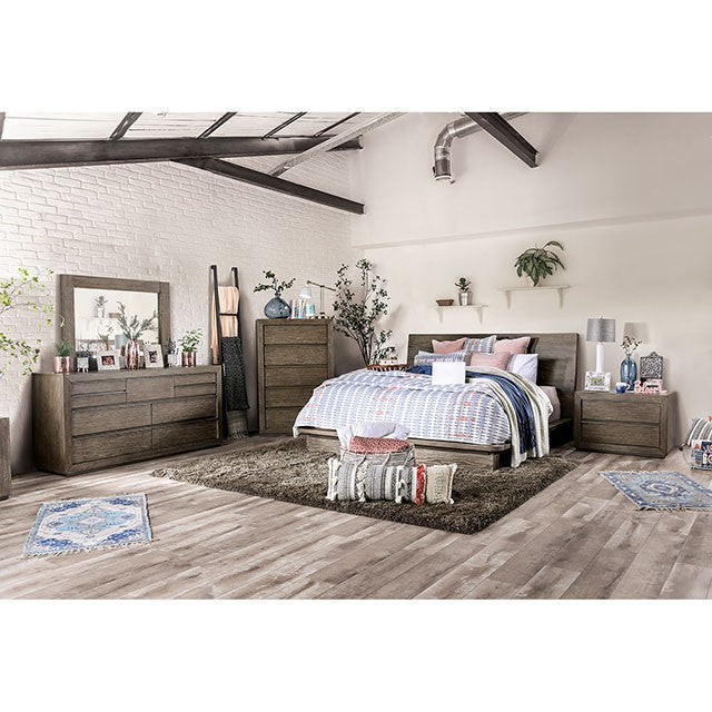 Pickstown Cal.King, & Queen Bed - U&U Home Budget Furniture (Carteret, NJ)