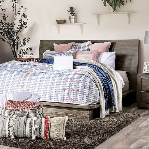 Pickstown Cal.King, & Queen Bed - U&U Home Budget Furniture (Carteret, NJ)