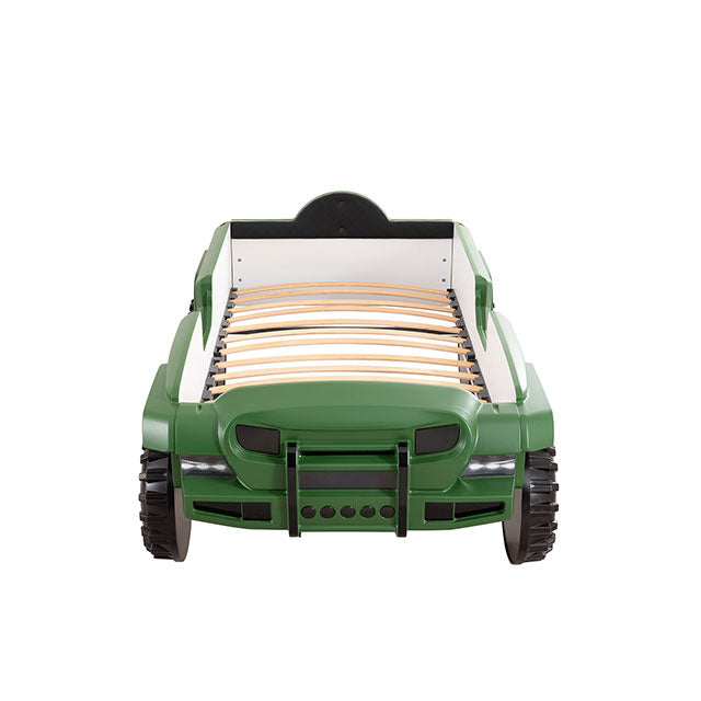Randlar Bed Pink, Green, & Black - U&U Home Budget Furniture (Carteret, NJ)