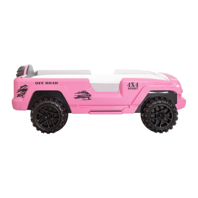 Randlar Bed Pink, Green, & Black - U&U Home Budget Furniture (Carteret, NJ)