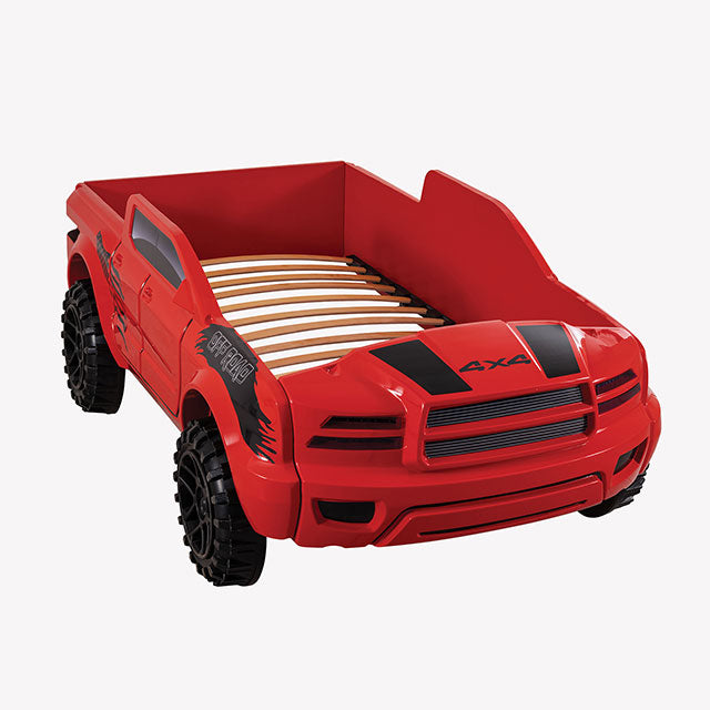 Roverton Bed Red & Grey - U&U Home Budget Furniture (Carteret, NJ)