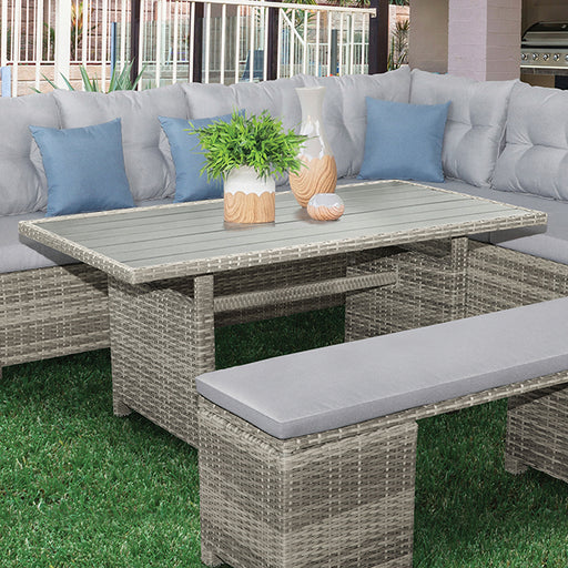Malia Patio Dining Table - U&U Home Budget Furniture (Carteret, NJ)