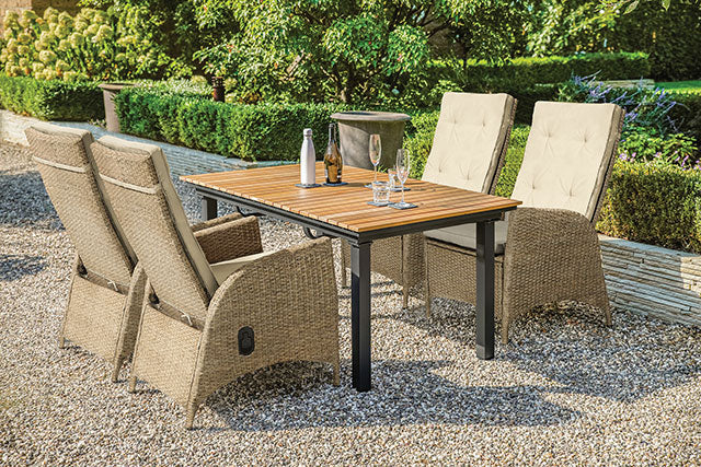 Mackay Patio Dining Table - U&U Home Budget Furniture (Carteret, NJ)