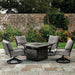 Segovia Fire Pit Table - U&U Home Budget Furniture (Carteret, NJ)
