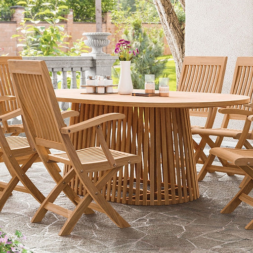 Lovina Oval Dining Table - U&U Home Budget Furniture (Carteret, NJ)