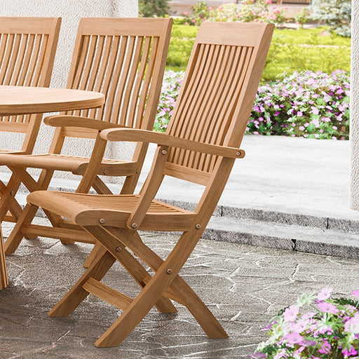 Nusa Folding Arm Chair - U&U Home Budget Furniture (Carteret, NJ)