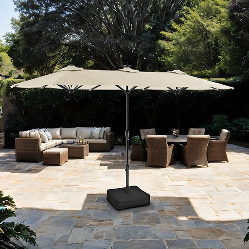 Musa Rectangular Market Umbrella - U&U Home Budget Furniture (Carteret, NJ)