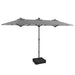 Musa Rectangular Market Umbrella - U&U Home Budget Furniture (Carteret, NJ)
