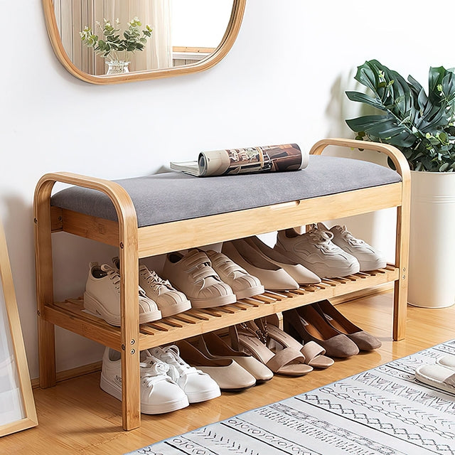 Skipper Shoe Storage Bench - U&U Home Budget Furniture (Carteret, NJ)