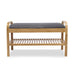 Skipper Shoe Storage Bench - U&U Home Budget Furniture (Carteret, NJ)