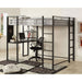 Sherman Silver/Gun Metal Full & Queen Bed w/ Workstation - U&U Home Budget Furniture (Carteret, NJ)