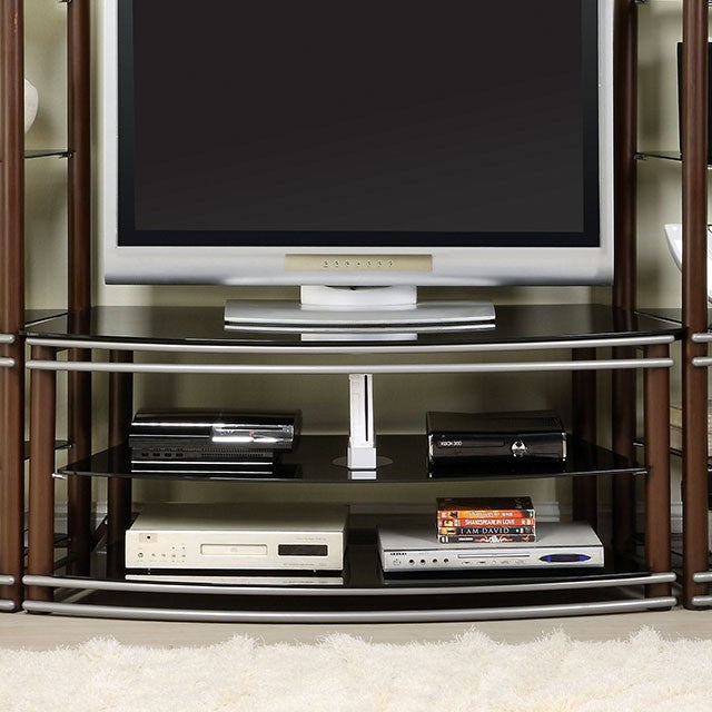 Silver Creek Brown/Silver 2 Pc. Pier Shelves (1 Pair) - U&U Home Budget Furniture (Carteret, NJ)