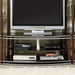 Silver Creek Brown/Silver 2 Pc. Pier Shelves (1 Pair) - U&U Home Budget Furniture (Carteret, NJ)