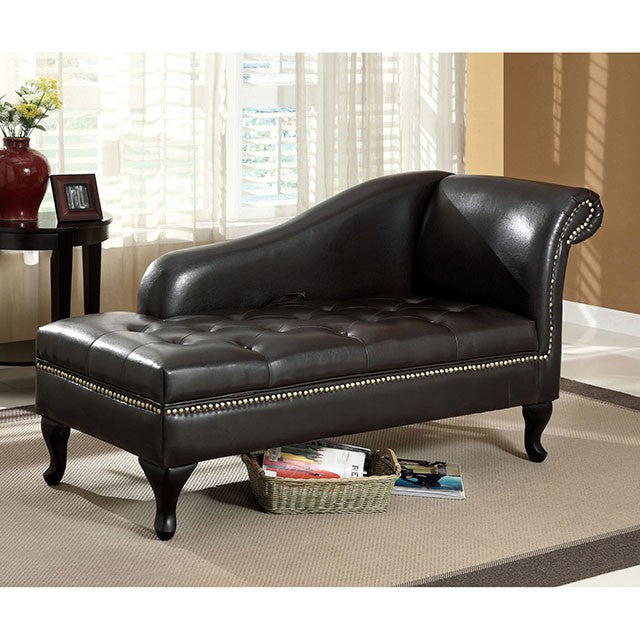 LAKEPORT Storage Chaise - U&U Home Budget Furniture (Carteret, NJ)