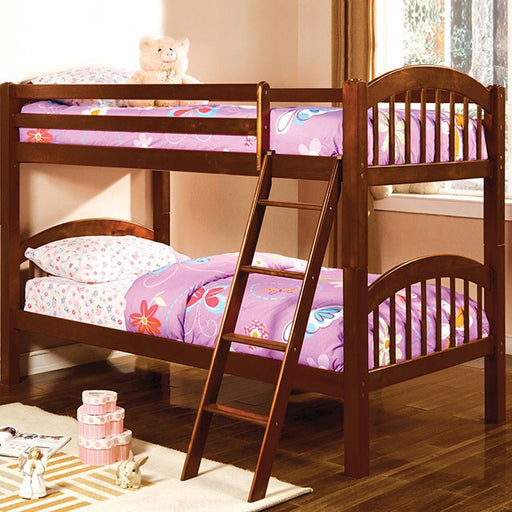 Coney Island Bunk Bed Chrome - U&U Home Budget Furniture (Carteret, NJ)