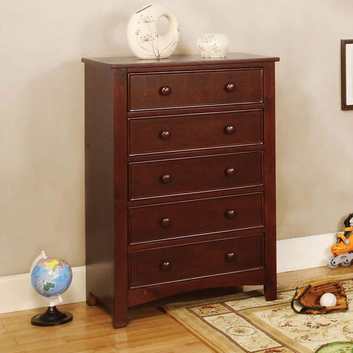 Omnus Cherry Chest - U&U Home Budget Furniture (Carteret, NJ)
