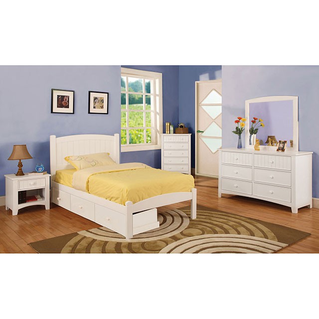 Omnus White Desk - U&U Home Budget Furniture (Carteret, NJ)
