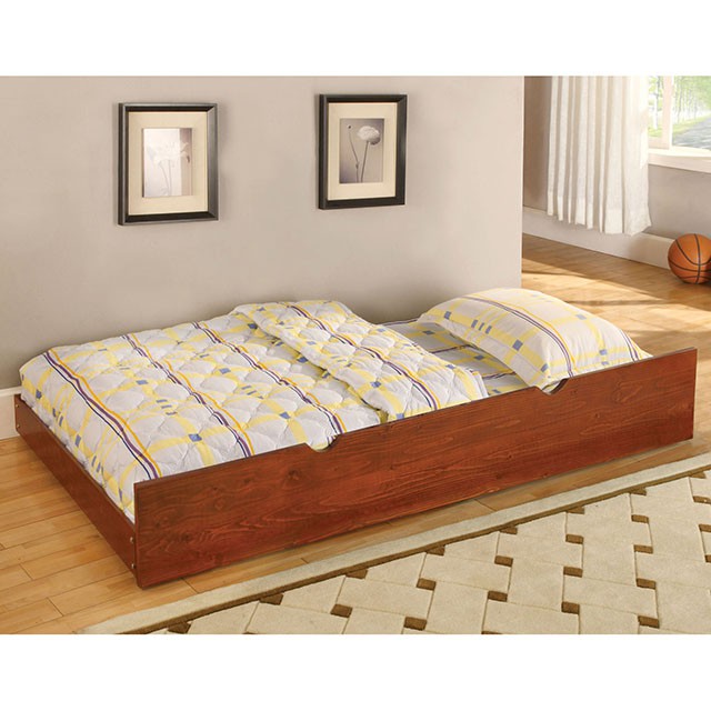 OMNUS Oak Trundle - U&U Home Budget Furniture (Carteret, NJ)