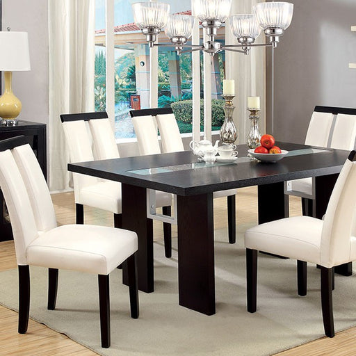 Luminar 7 Pc Dining Table Set - U&U Home Budget Furniture (Carteret, NJ)