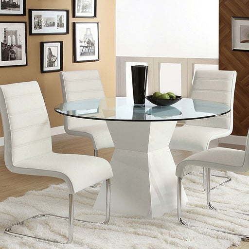 Mauna 5 Pc Dining Table Set - U&U Home Budget Furniture (Carteret, NJ)