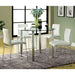 Kona II White Counter Ht. Chair - U&U Home Budget Furniture (Carteret, NJ)