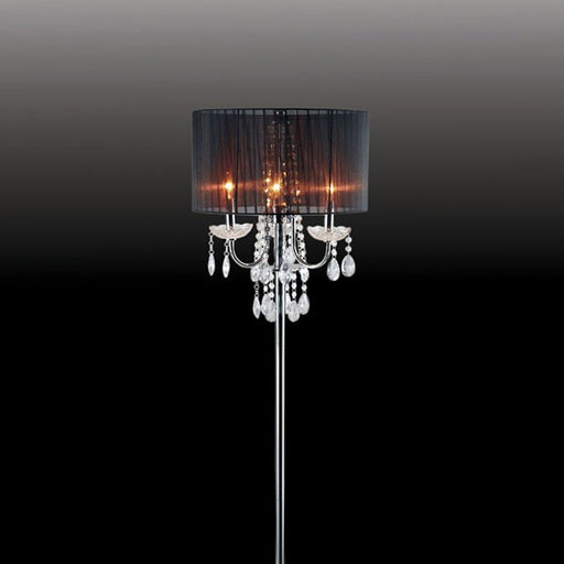 Jada Black Floor Lamp - U&U Home Budget Furniture (Carteret, NJ)