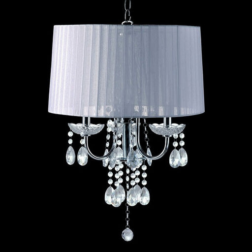Jada White Ceiling Lamp - U&U Home Budget Furniture (Carteret, NJ)