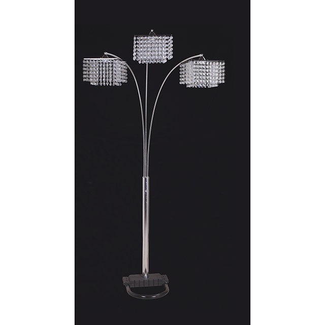 TINA Arch Lamp, Hanging Crystal - U&U Home Budget Furniture (Carteret, NJ)