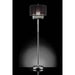 Ivy Chrome Floor Lamp - U&U Home Budget Furniture (Carteret, NJ)