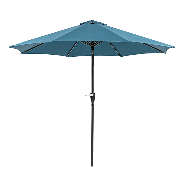 Soli 9' Outdoor Umbrella w/ Auto Tilt + 21" Round Base - U&U Home Budget Furniture (Carteret, NJ)