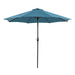 Soli 9' Outdoor Umbrella w/ Auto Tilt + 21" Round Base - U&U Home Budget Furniture (Carteret, NJ)