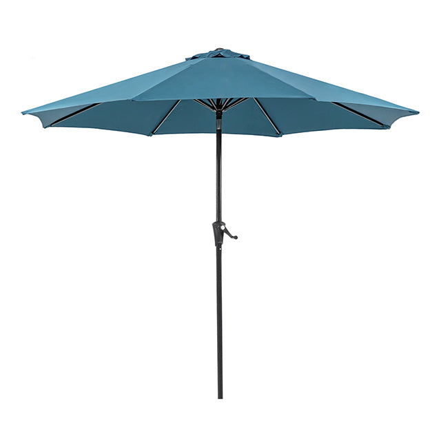 Tano 9' Outdoor Umbrella + 21" Round Base - U&U Home Budget Furniture (Carteret, NJ)