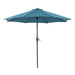 Tano 9' Outdoor Umbrella + 21" Round Base - U&U Home Budget Furniture (Carteret, NJ)