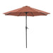 Tano 9' Outdoor Umbrella + 21" Round Base - U&U Home Budget Furniture (Carteret, NJ)