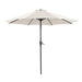 Tano 9' Outdoor Umbrella + 21" Round Base - U&U Home Budget Furniture (Carteret, NJ)