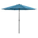 Mora 11' Outdoor Umbrella + 21" Round Base - U&U Home Budget Furniture (Carteret, NJ)