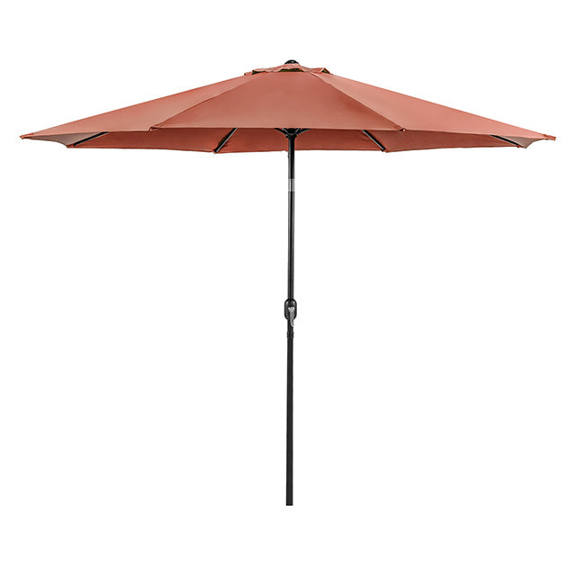 Mora 11' Outdoor Umbrella + 21" Round Base - U&U Home Budget Furniture (Carteret, NJ)