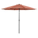 Mora 11' Outdoor Umbrella + 21" Round Base - U&U Home Budget Furniture (Carteret, NJ)