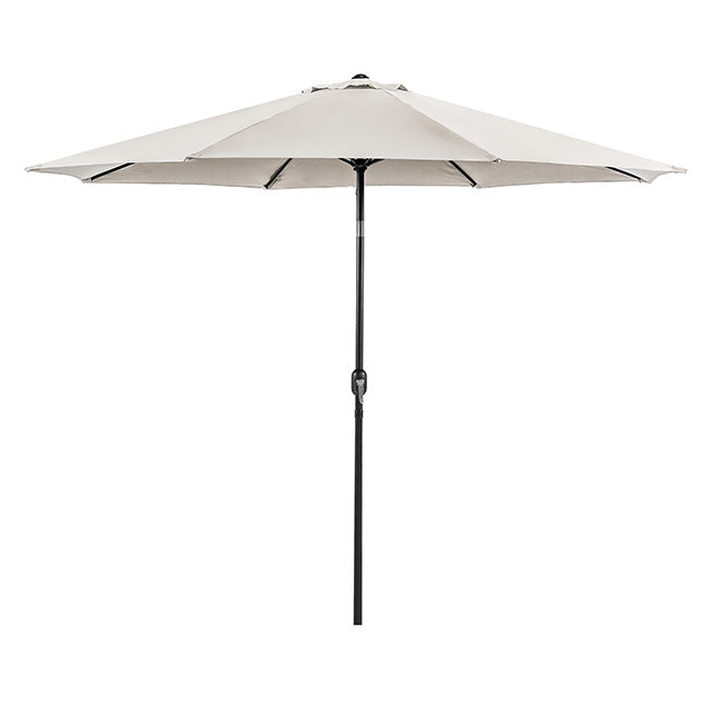 Mora 11' Outdoor Umbrella + 21" Round Base - U&U Home Budget Furniture (Carteret, NJ)