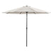Mora 11' Outdoor Umbrella + 21" Round Base - U&U Home Budget Furniture (Carteret, NJ)