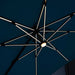 Sano 10 Ft Square Umbrella w/ Double Top w/ LED + 37" Large Base - U&U Home Budget Furniture (Carteret, NJ)