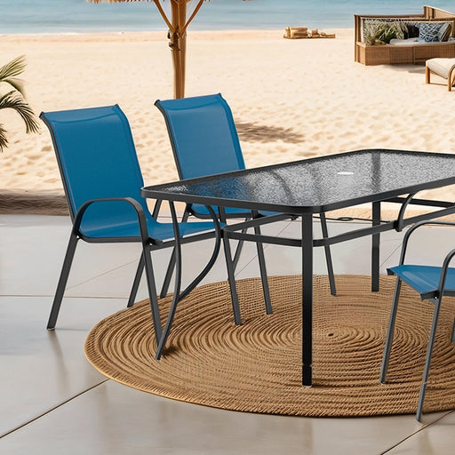Pierro 5 Pc. Outdoor Dining Set - U&U Home Budget Furniture (Carteret, NJ)