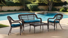 Oliveri Wicker Stacking Chair - 2Pc/Stack - U&U Home Budget Furniture (Carteret, NJ)